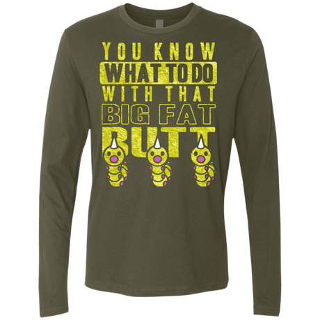 T-Shirts Military Green / Small Wiggle Wiggle Men's Premium Long Sleeve