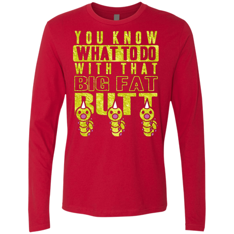 T-Shirts Red / Small Wiggle Wiggle Men's Premium Long Sleeve
