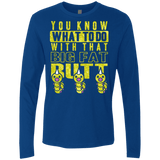 T-Shirts Royal / Small Wiggle Wiggle Men's Premium Long Sleeve