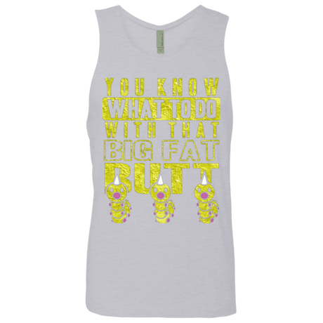 T-Shirts Heather Grey / Small Wiggle Wiggle Men's Premium Tank Top