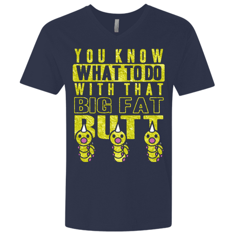 T-Shirts Midnight Navy / X-Small Wiggle Wiggle Men's Premium V-Neck