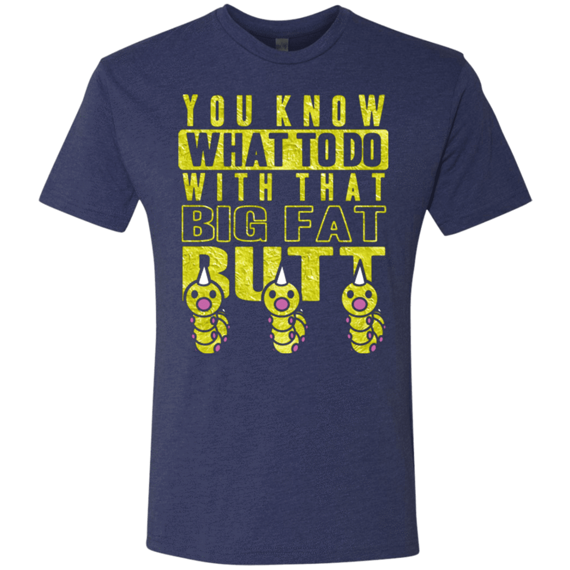 T-Shirts Vintage Navy / Small Wiggle Wiggle Men's Triblend T-Shirt