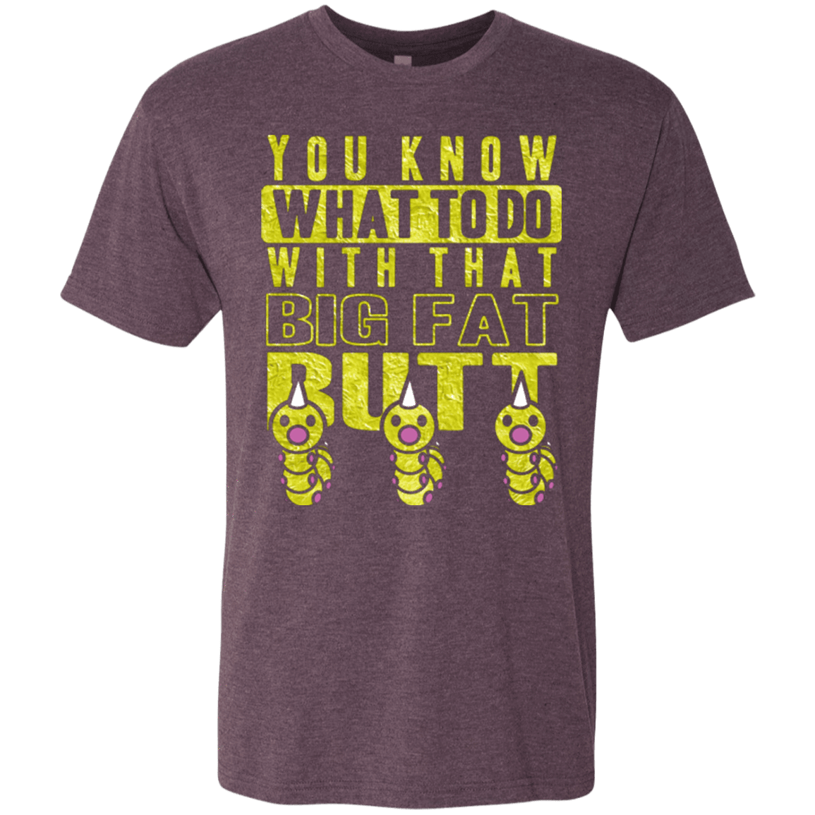 T-Shirts Vintage Purple / Small Wiggle Wiggle Men's Triblend T-Shirt