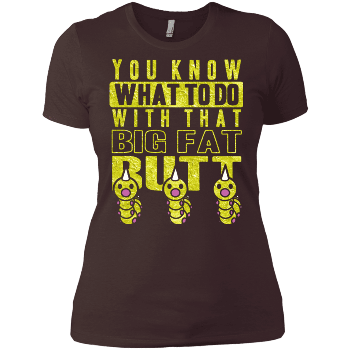 T-Shirts Dark Chocolate / X-Small Wiggle Wiggle Women's Premium T-Shirt