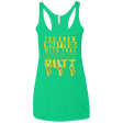 T-Shirts Envy / X-Small Wiggle Wiggle Women's Triblend Racerback Tank