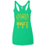 T-Shirts Envy / X-Small Wiggle Wiggle Women's Triblend Racerback Tank