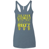 T-Shirts Indigo / X-Small Wiggle Wiggle Women's Triblend Racerback Tank