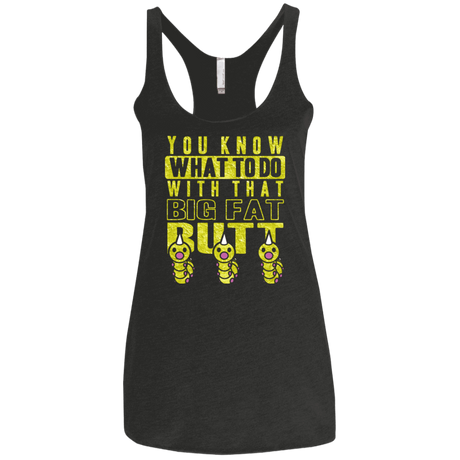 T-Shirts Vintage Black / X-Small Wiggle Wiggle Women's Triblend Racerback Tank