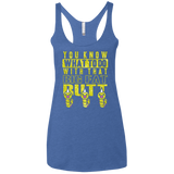 T-Shirts Vintage Royal / X-Small Wiggle Wiggle Women's Triblend Racerback Tank