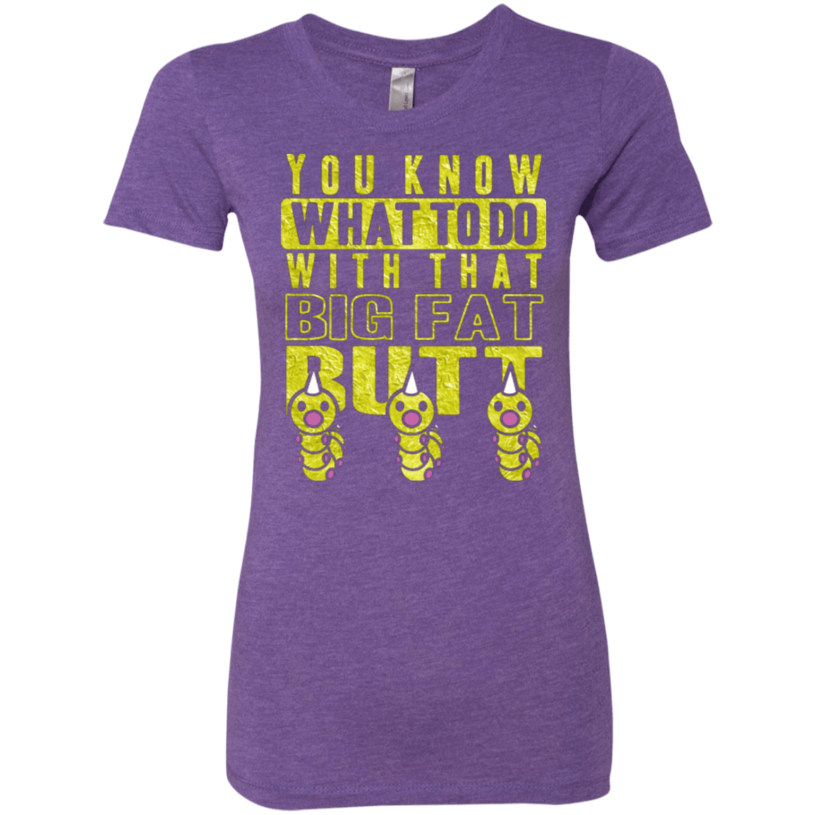 T-Shirts Purple Rush / Small Wiggle Wiggle Women's Triblend T-Shirt