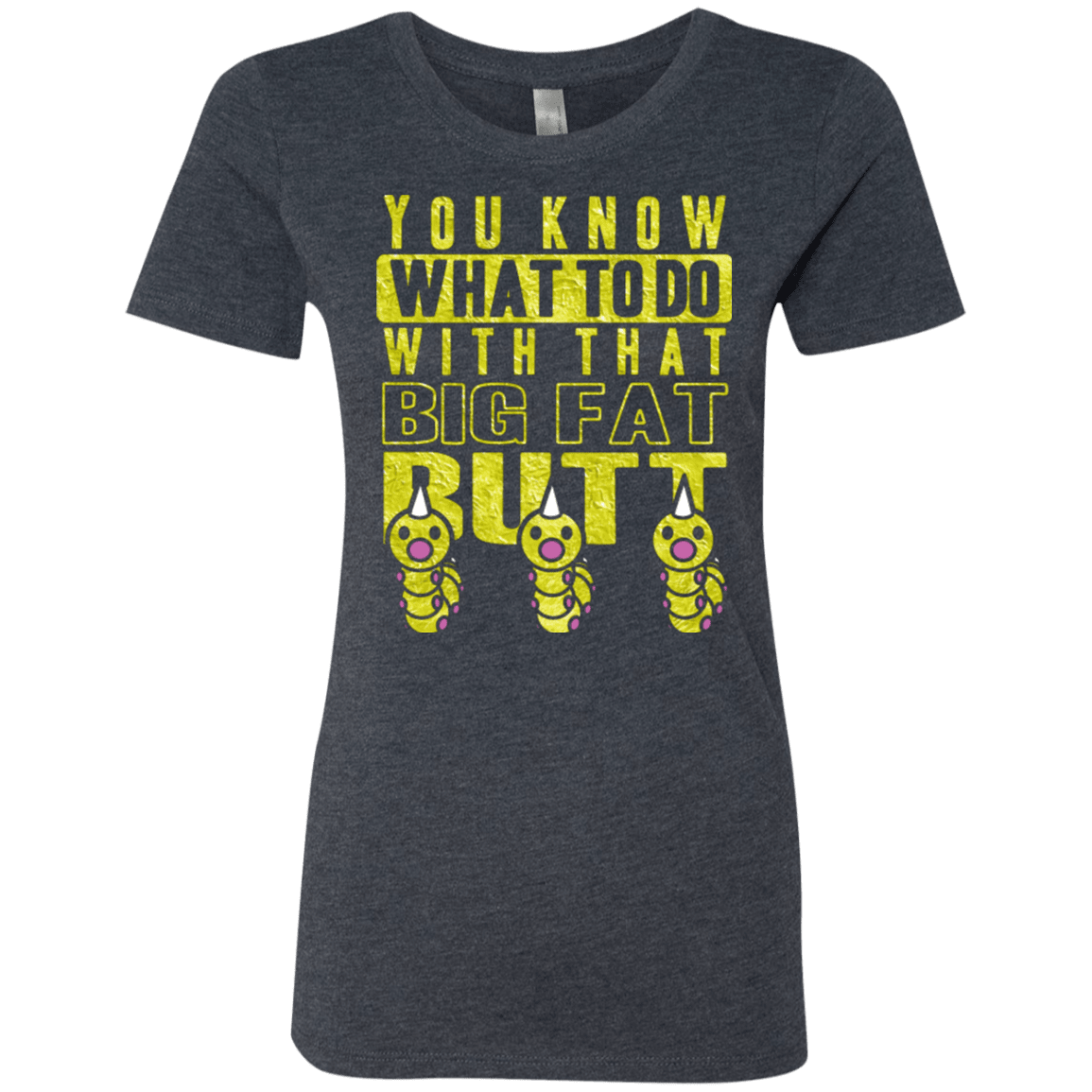 T-Shirts Vintage Navy / Small Wiggle Wiggle Women's Triblend T-Shirt