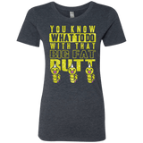 T-Shirts Vintage Navy / Small Wiggle Wiggle Women's Triblend T-Shirt