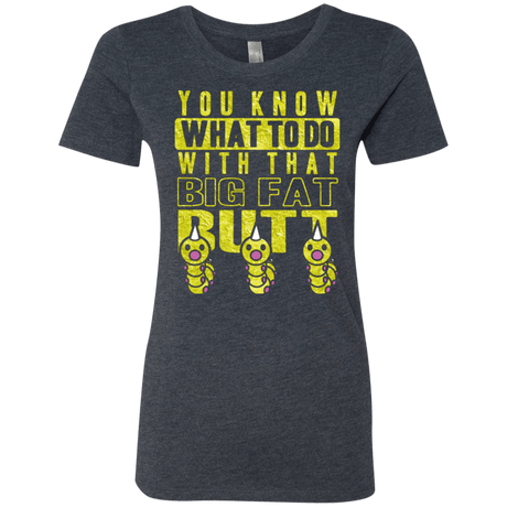 T-Shirts Vintage Navy / Small Wiggle Wiggle Women's Triblend T-Shirt