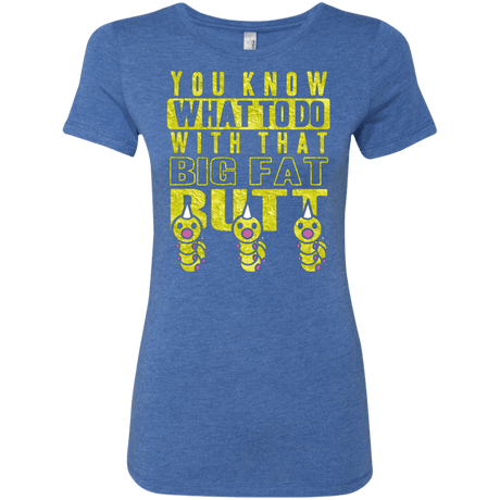 T-Shirts Vintage Royal / Small Wiggle Wiggle Women's Triblend T-Shirt