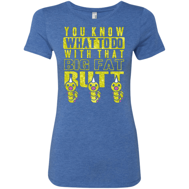 T-Shirts Vintage Royal / Small Wiggle Wiggle Women's Triblend T-Shirt