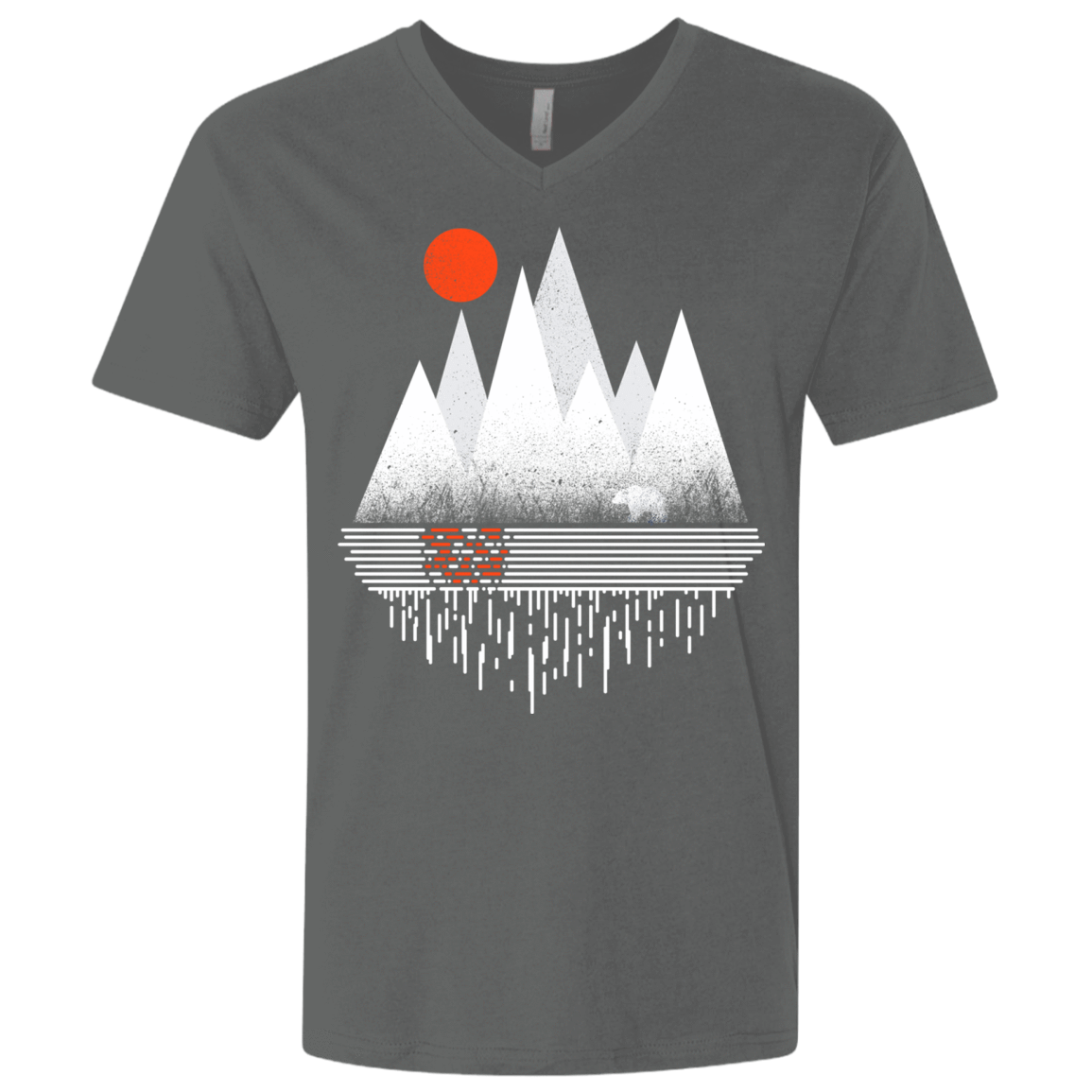 T-Shirts Heavy Metal / X-Small Wild Bear Men's Premium V-Neck