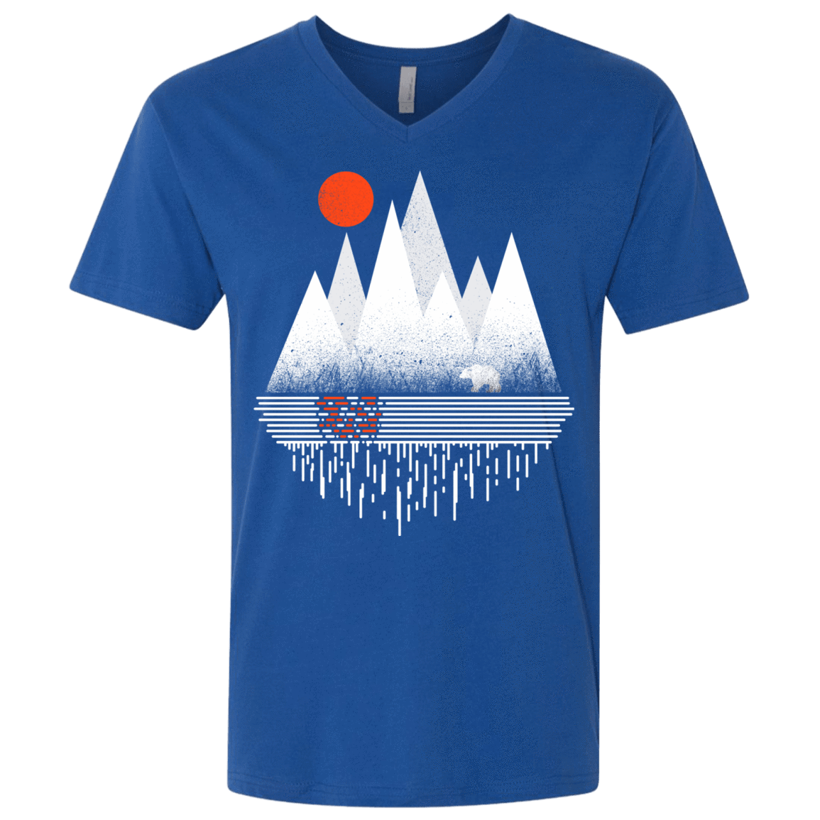 T-Shirts Royal / X-Small Wild Bear Men's Premium V-Neck