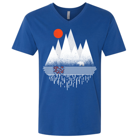 T-Shirts Royal / X-Small Wild Bear Men's Premium V-Neck