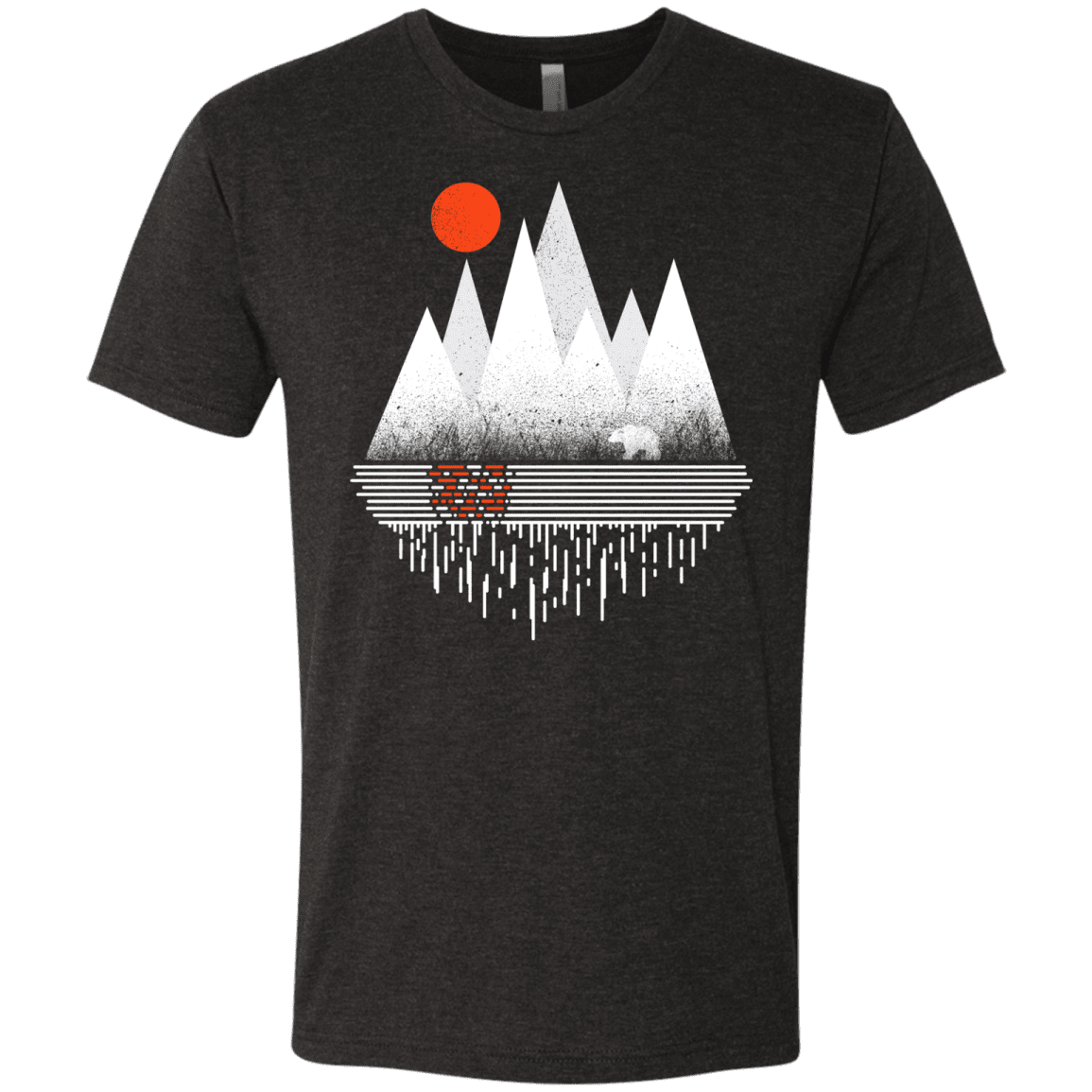 T-Shirts Vintage Black / S Wild Bear Men's Triblend T-Shirt