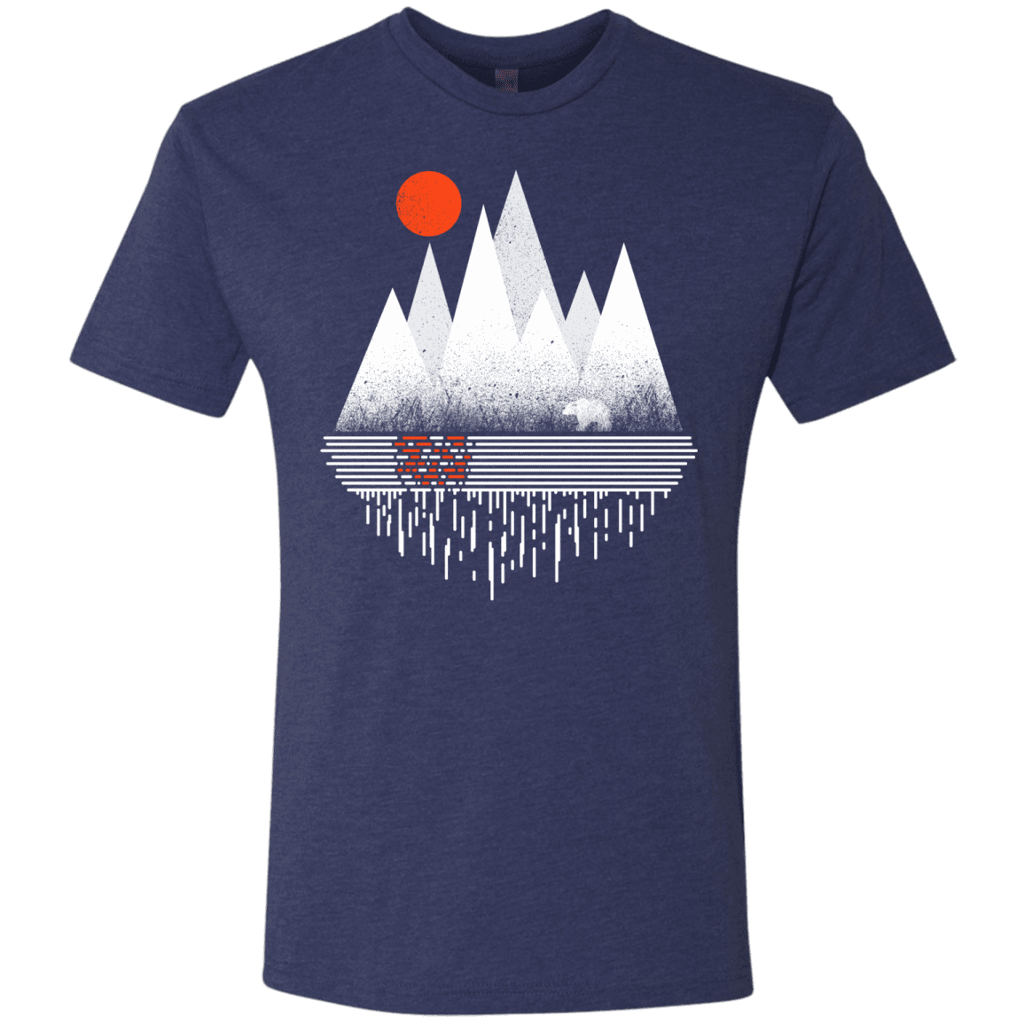 T-Shirts Vintage Navy / S Wild Bear Men's Triblend T-Shirt