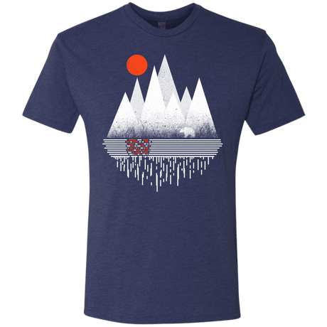 T-Shirts Vintage Navy / S Wild Bear Men's Triblend T-Shirt