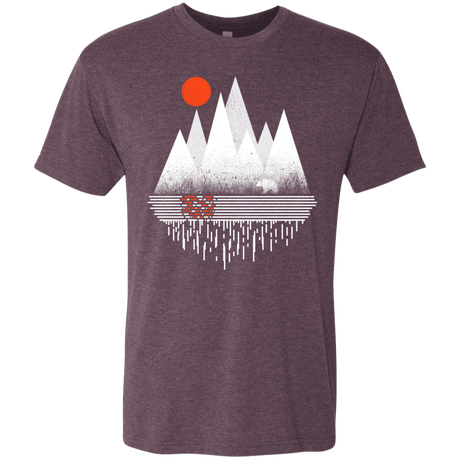 T-Shirts Vintage Purple / S Wild Bear Men's Triblend T-Shirt