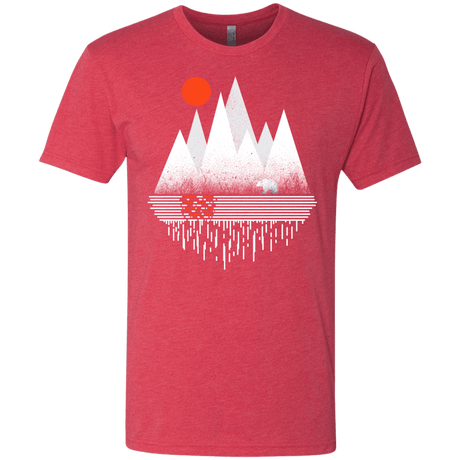 T-Shirts Vintage Red / S Wild Bear Men's Triblend T-Shirt