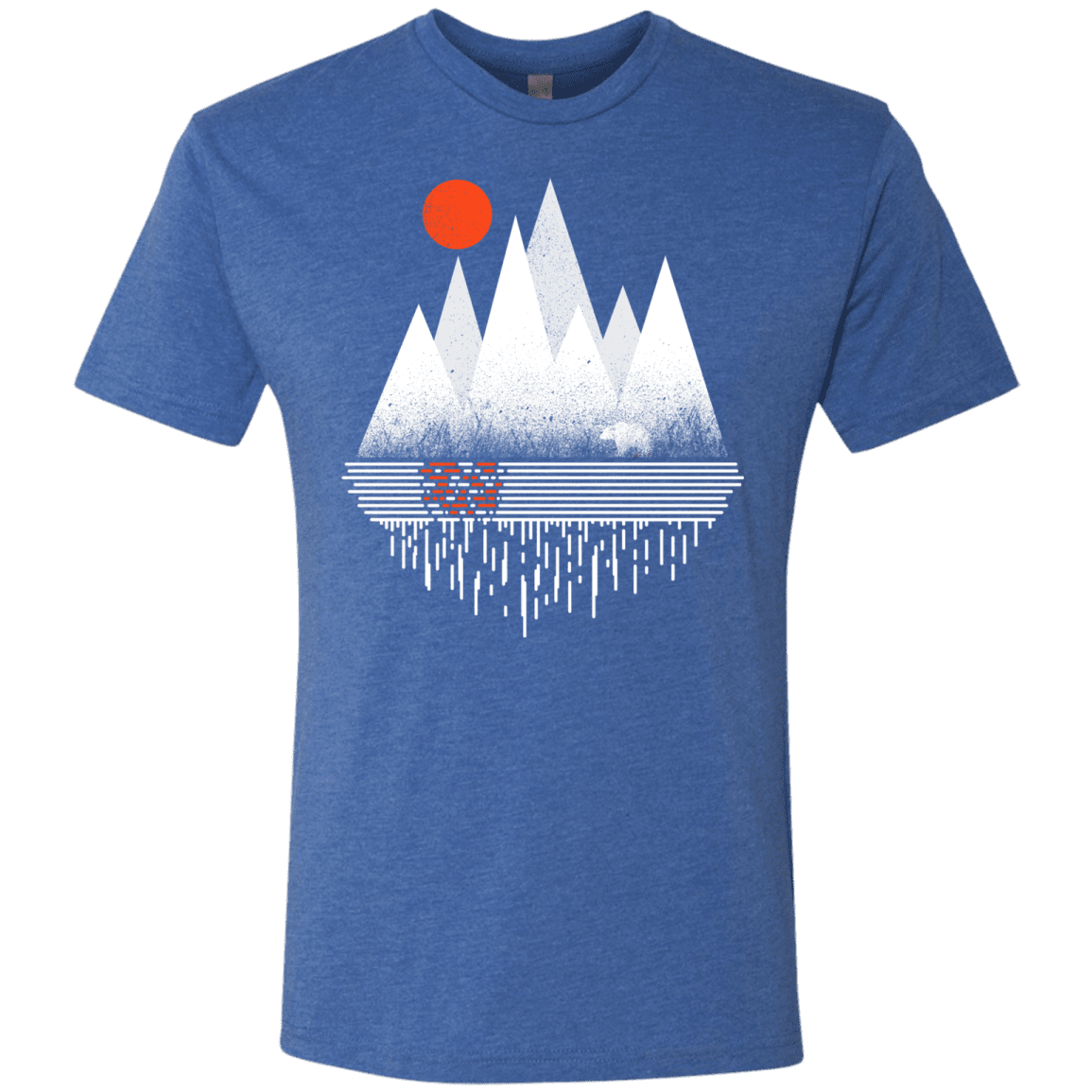 T-Shirts Vintage Royal / S Wild Bear Men's Triblend T-Shirt