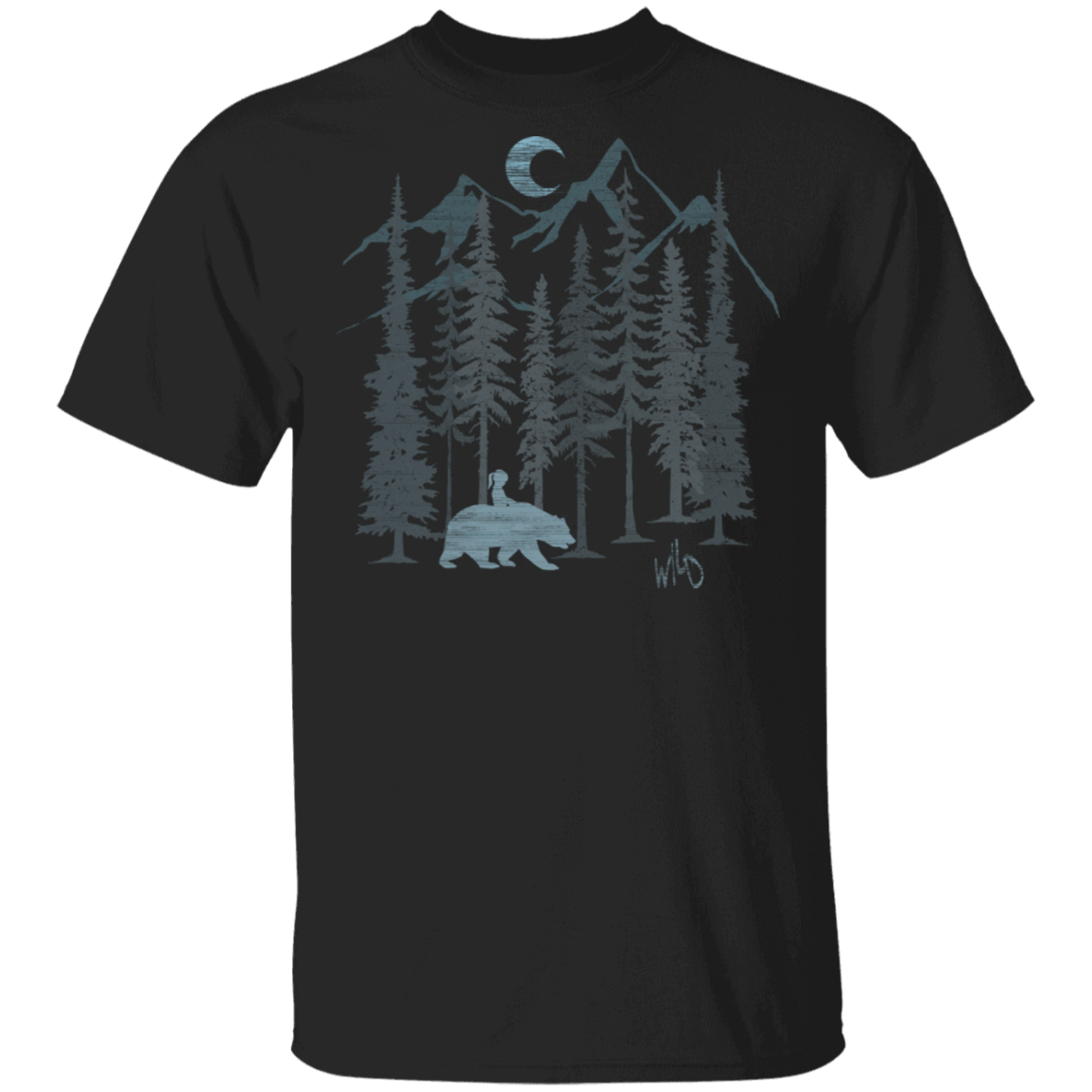 T-Shirts Black / S Wild Bear T-Shirt