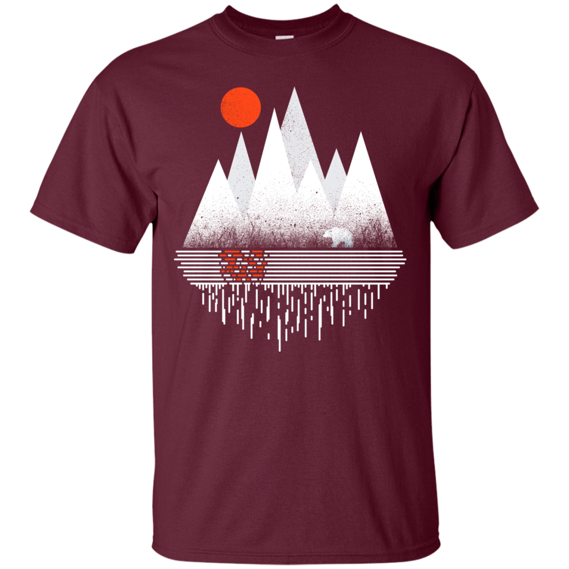 T-Shirts Maroon / S Wild Bear T-Shirt