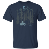 T-Shirts Navy / S Wild Bear T-Shirt
