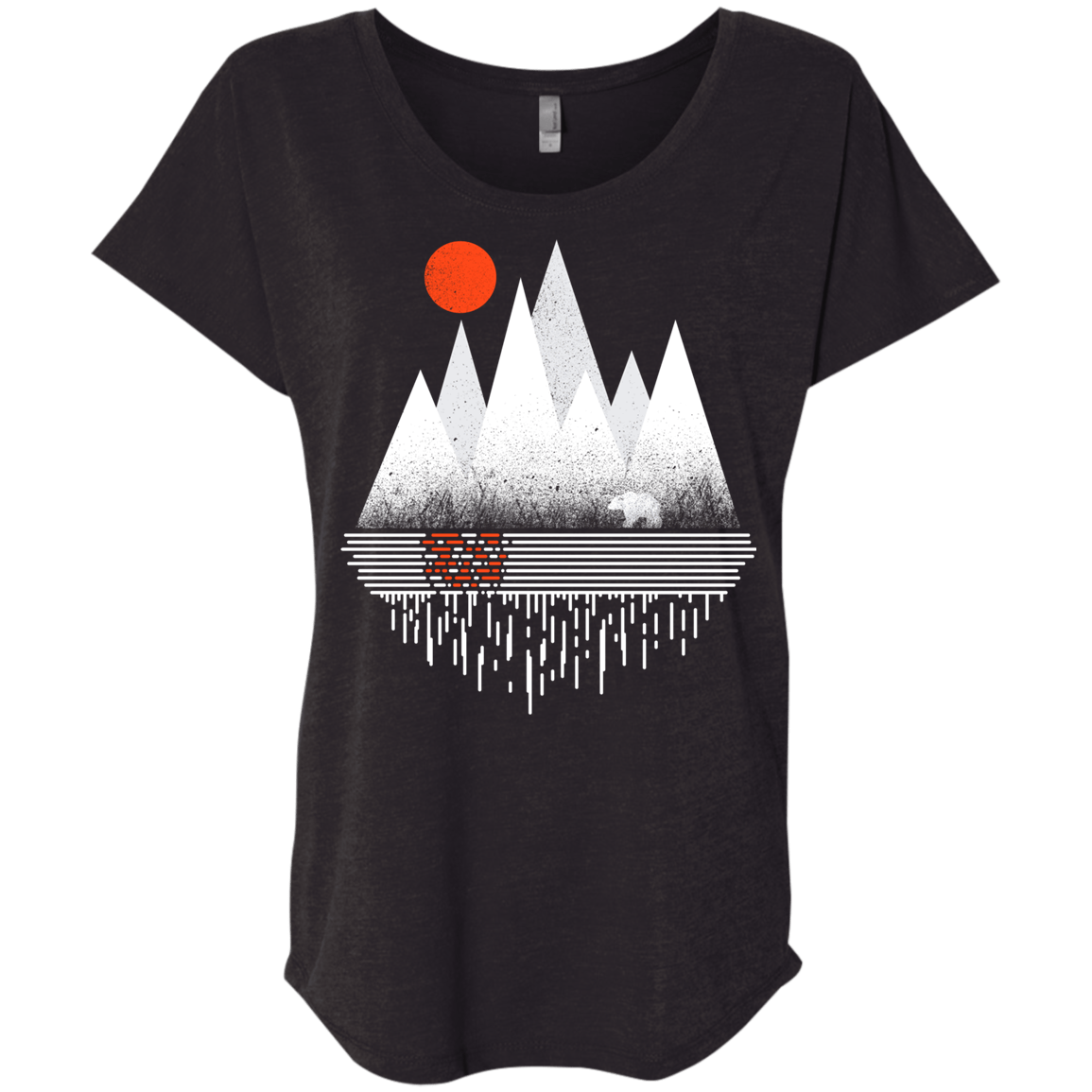 Wild Bear Triblend Dolman Sleeve