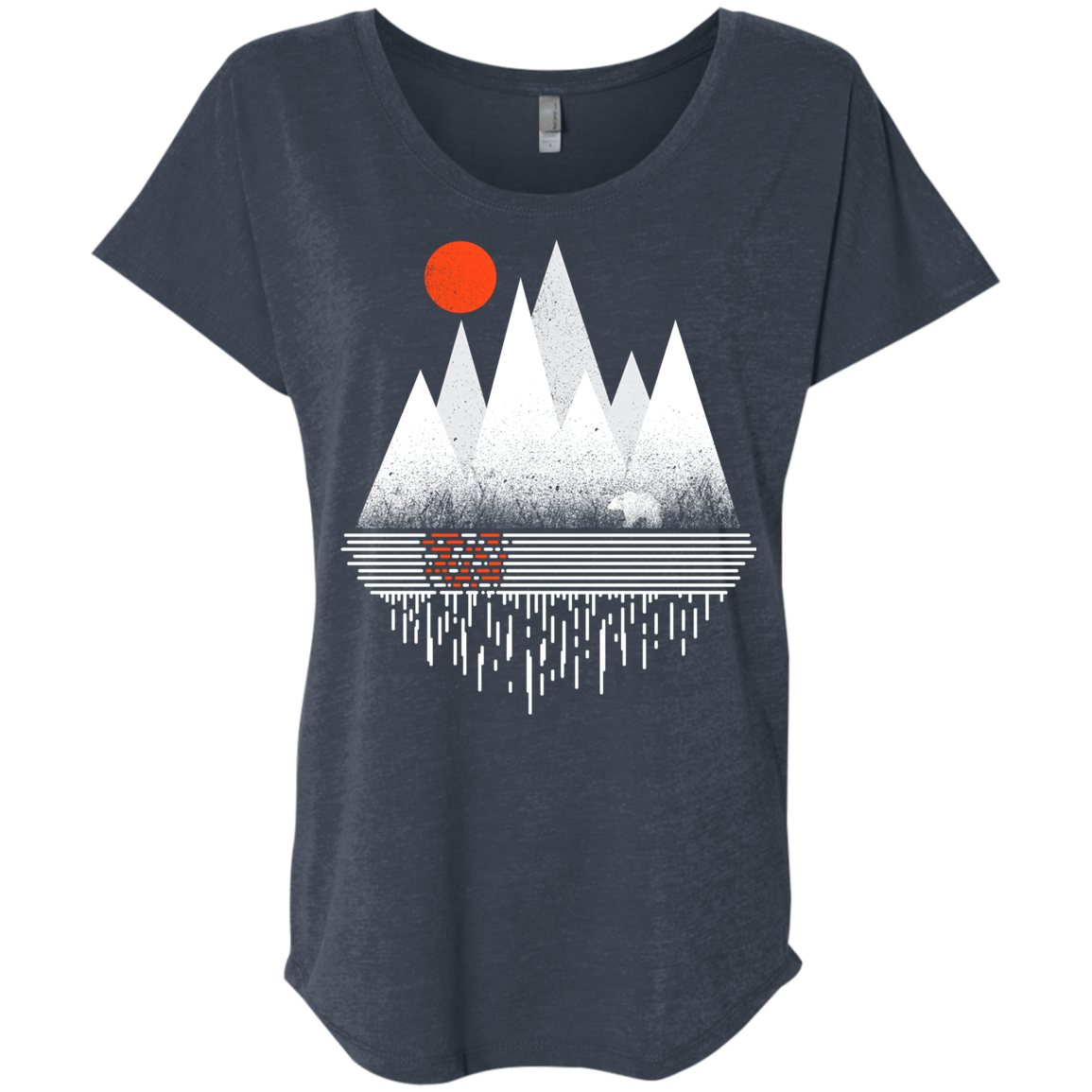 Wild Bear Triblend Dolman Sleeve