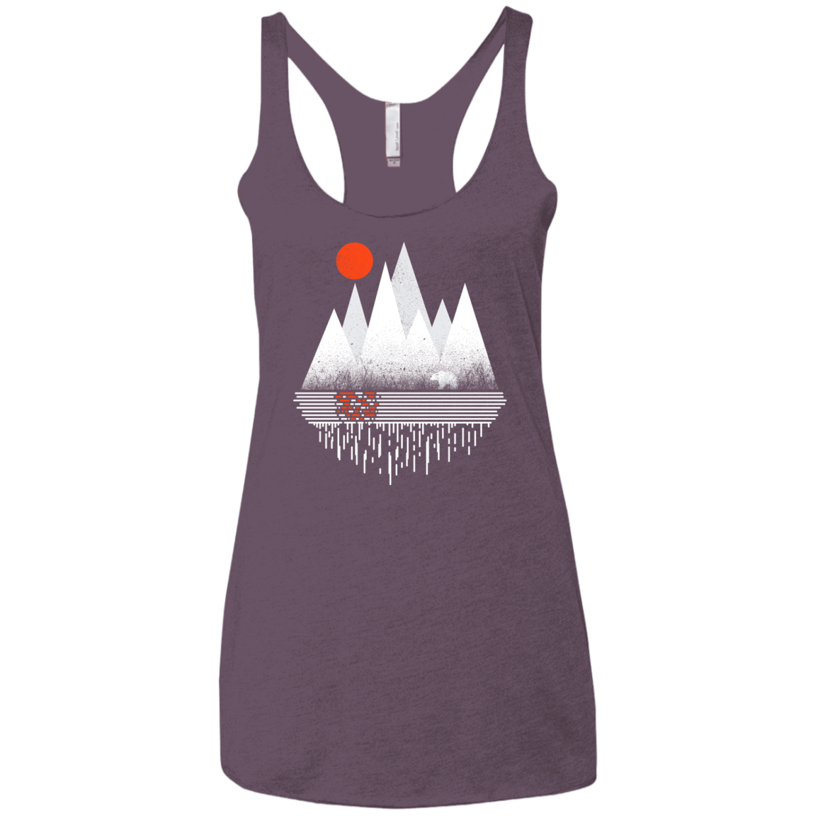 Wild Bear Women's Triblend Racerback Tank