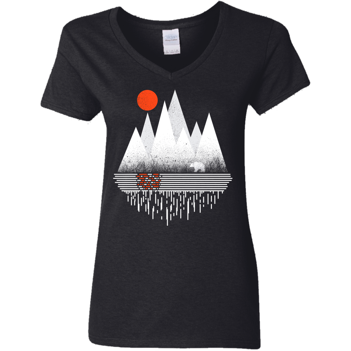 Wild Bear Women's V-Neck T-Shirt