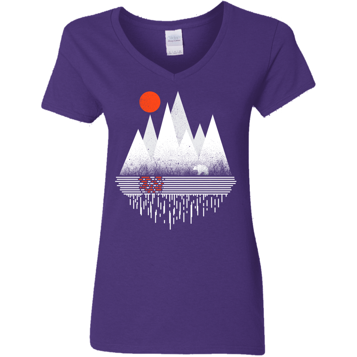 Wild Bear Women's V-Neck T-Shirt