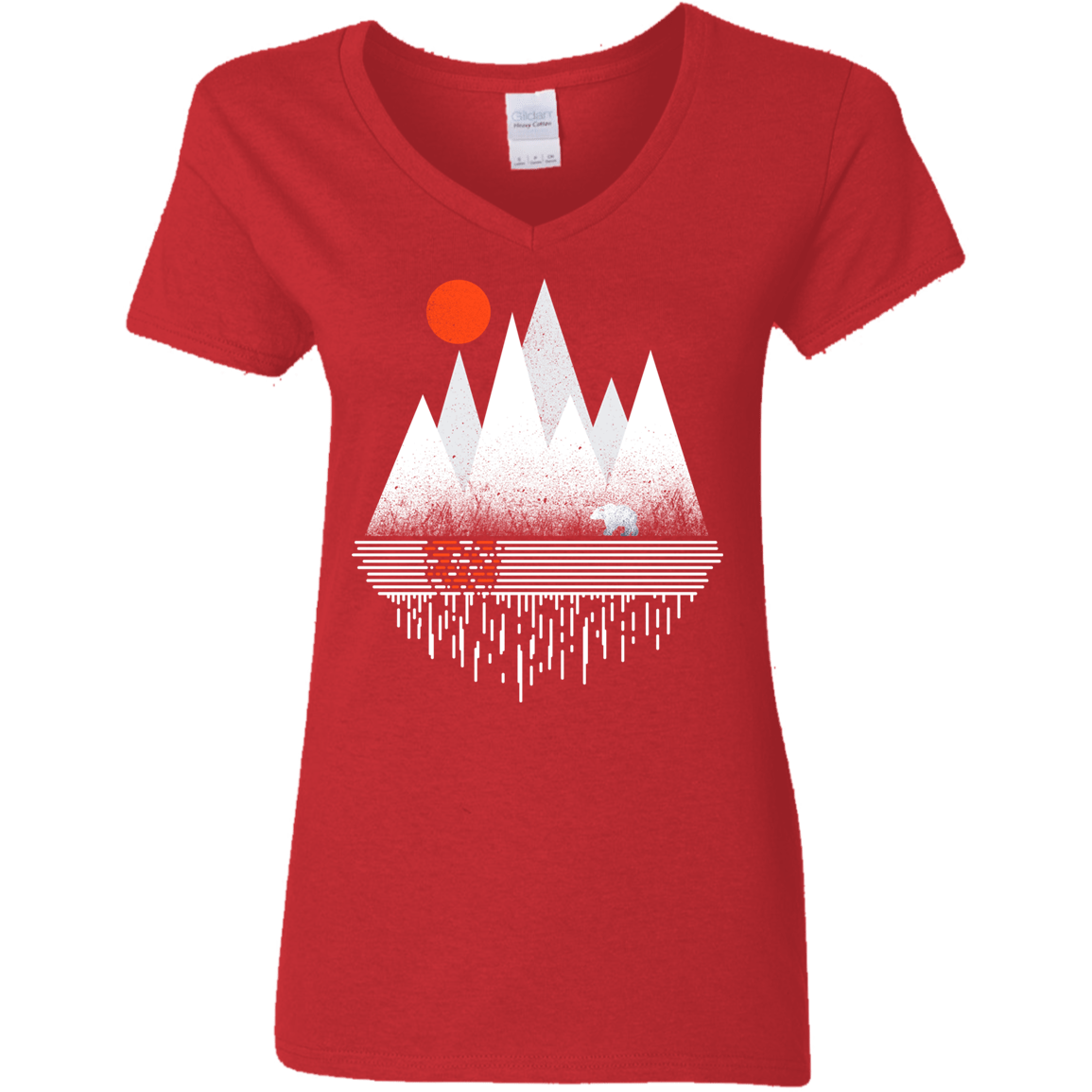 Wild Bear Women's V-Neck T-Shirt