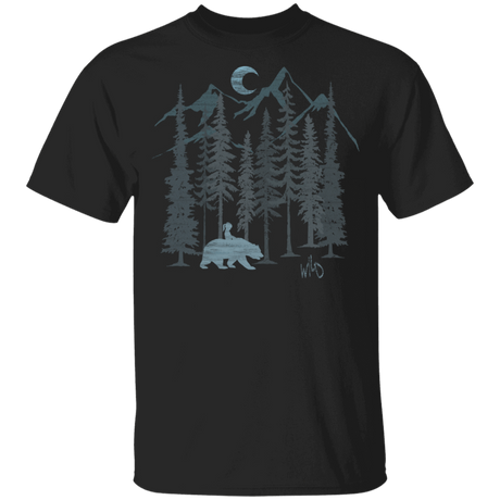 T-Shirts Black / YXS Wild Bear Youth T-Shirt