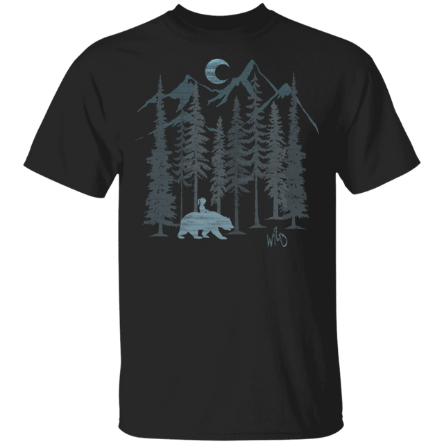 T-Shirts Black / YXS Wild Bear Youth T-Shirt