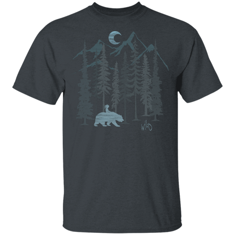 T-Shirts Dark Heather / YXS Wild Bear Youth T-Shirt