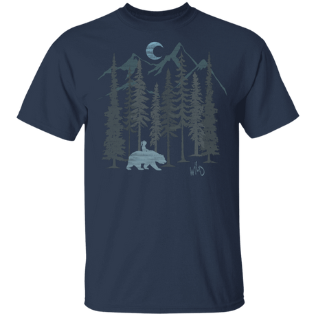 T-Shirts Navy / YXS Wild Bear Youth T-Shirt