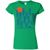 T-Shirts Irish Green / S Wild Day Fox Junior Slimmer-Fit T-Shirt