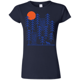 T-Shirts Navy / S Wild Day Fox Junior Slimmer-Fit T-Shirt