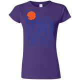 T-Shirts Purple / S Wild Day Fox Junior Slimmer-Fit T-Shirt