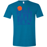 T-Shirts Antique Sapphire / S Wild Day Fox Men's Semi-Fitted Softstyle