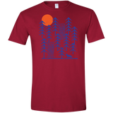 T-Shirts Cardinal Red / S Wild Day Fox Men's Semi-Fitted Softstyle