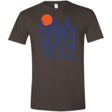 T-Shirts Dark Chocolate / S Wild Day Fox Men's Semi-Fitted Softstyle