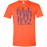 T-Shirts Orange / S Wild Day Fox Men's Semi-Fitted Softstyle