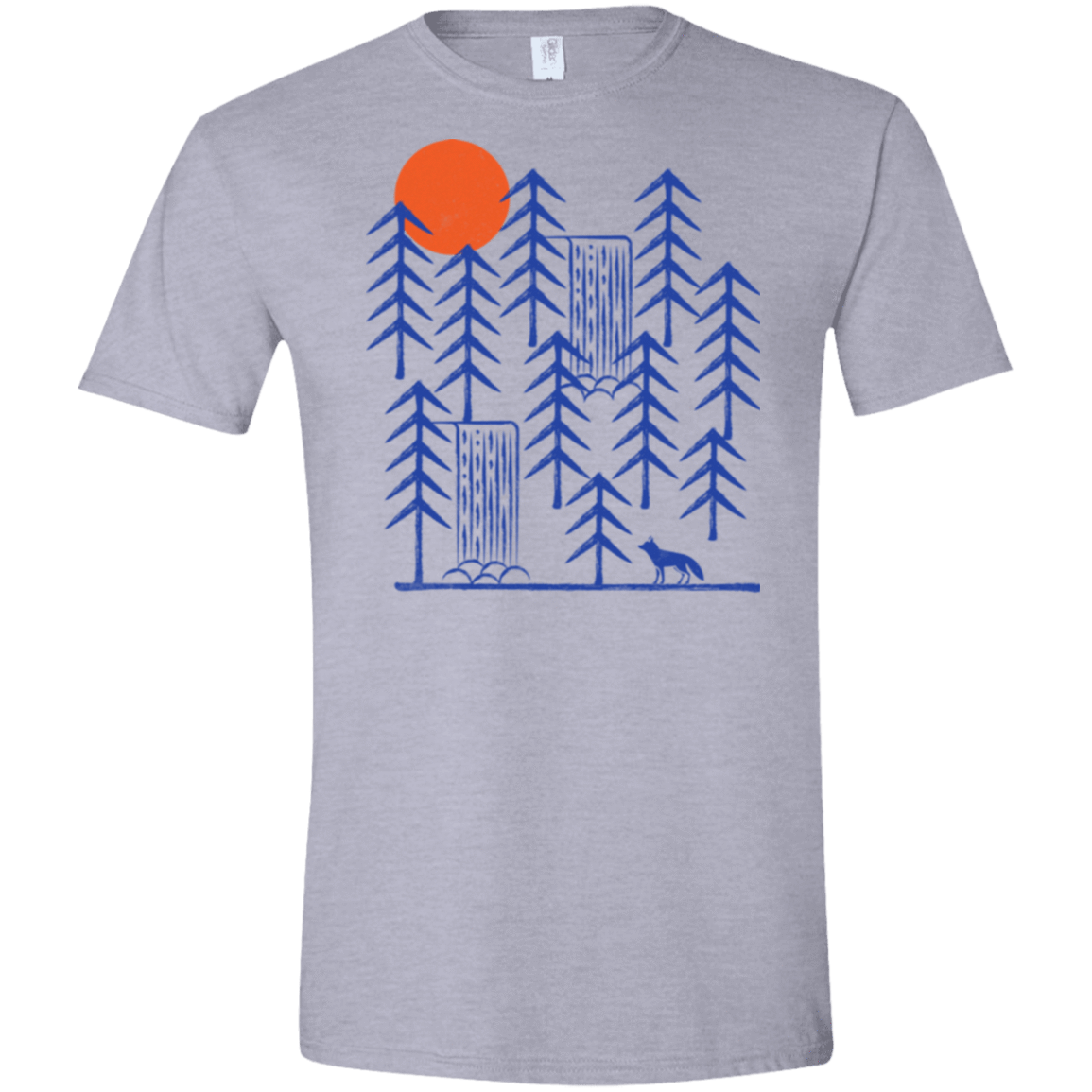 T-Shirts Sport Grey / X-Small Wild Day Fox Men's Semi-Fitted Softstyle