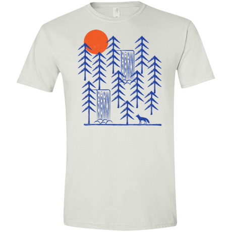 T-Shirts White / X-Small Wild Day Fox Men's Semi-Fitted Softstyle